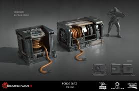 Artstation Gears Of War 4 Cover Prop Concepts Rob Lund Props Concept Mechanical Design Sci Fi Concept Art