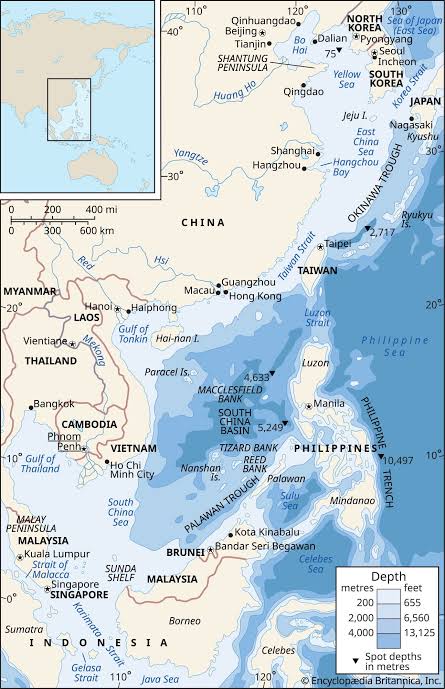 East China Sea | Disputes, Islands & Marine Life | Britannica