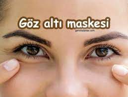 Goz Alti Maskesi Goz Maskesi Goz Maskesi Yapimi Shiseido Goz Maske Genc Kalanlar