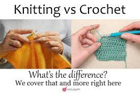 Hi this muffler knitting design vide abut lace scarf crochet tutorial in hindi language.this crochet scarf is very easy to knit.this muffler. Knitting Vs Crochet What S The Difference Lyns Crafts