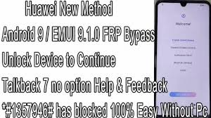 After hard reset or soft reset the android phone, it will erase everything of the phone, so you must to backup android data to the computer firstly. Huawei P30 Pro Frp Bypass 9 1 For Gsm