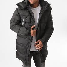 Schott Nyc Parka Capuche Bear 2 Noir Laboutiqueofficielle Com