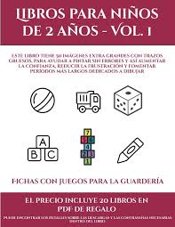 Desarrollo psicomotor (0 a 5 años). Fichas Con Juegos Para La Guarderia Libros Para Ninos De 2 Anos Vol 1 Este Libro Tiene 50 Imagenes Extra Grandes Con Trazos Gruesos Para Ayudar Y Fomentar Periodos