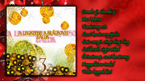 Karácsonyi slágerek, ünnepi dalok magyar előadóktól. A Legszebb Karacsonyi Dalok Valogatasa 3 Nagy Zeneklub Youtube