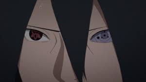 With his left mangekyou he can use tsukuyomi, an extremely powerful genjutsu that allows him to distort the victim's perception of time. Sasuke S Rinnegan And Sharingan Daily Anime Art