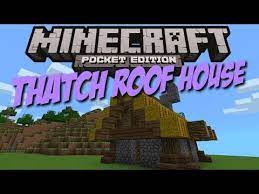 Thatch is one of the earliest roofing blocks available in the game. Minecraft Pocket Edition Thatch Roof House Speed Build Youtube
