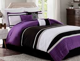 I have put together a long list of beautiful purple comforter sets in just about every shade of purple, lavender, and plum with patterns and combinations of other colors to complement any decorator scheme. Brand New 7 Piece Purple Comforter Set 05 Dot Quilted