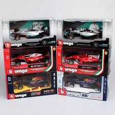 Red Bull Race 2019 Burago Mercedes Farrari 1 43 Formula One F1 Diecast Cars Red Bull Racing Toy Car