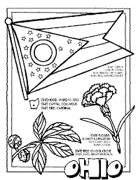 Trim the cardboard around the square. Ohio Coloring Page Crayola Com