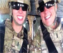 First Lt. Elizabeth Lewis and 1st Lt. Tara Middlebrooks