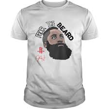 James, james harden, james harden, fear the beard, rockets, houston, nba, okc, kevin durant, steph curry, allen iverson, jamesharden, russel westbrook, damian lillard, all star weekend, beard, sports, basketball, playoffs. James Harden Fear The Beard Shirt Hot Trend T Shirts Fasition