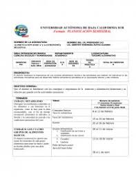 Cuerpo de la carta descriptiva. Carta Descriptiva De Nutricion Basica Y Gastronomia Regional Apuntes Gorethy Avitia