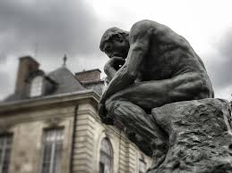 Hd Wallpaper Photo Of Thinking Man Statue The Thinker Rodin Paris Sculpture Wallpaper Flare