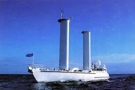 L Alcyone Original Pilot Ship Using Wind Propulsion By Turbosail System Fondation Cousteau Architecture Navale Navale Marine Nationale