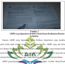 Demikianlah terkait lembar kerja sisa mata pelajaran ilmu pengetahuan alam untuk smp kelas viii / 8 semester 1 kurikulum 2013. Pengembangan Lembar Kerja Peserta Didik Lkpd Berbasis Eksperimen Ipa Kelas V Sd Mi Raden Intan Repository