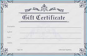 1,928 free certificate designs that you can download and print. Free Printable Gift Certificate Template Templateral