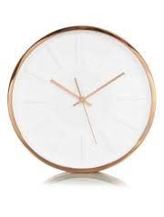George Home Copper Clock Rose Gold Office George Home Clock