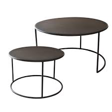 A coffee table is the focus of any living room furniture layout and creates the perfect spot for entertaining. Iron Nesting Coffee Tables Set 2 Wooden It Be Nice