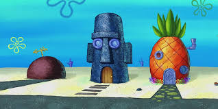 Desktop and mobile phone wallpaper 4k spongebob sponge on the run, houses, 4k, #7.355 with search keywords. Spongebob Zoom Background Pericror