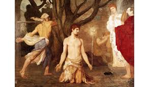 Valentine used his opportunity, and preached the faith to his guard, and restored sight to his adopted daughter. Saint Valentine Of Rome By The Pen