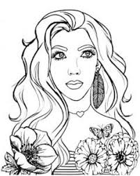 Flower Girl Coloring Page Coloring Pages For Girls Coloring Pages Color
