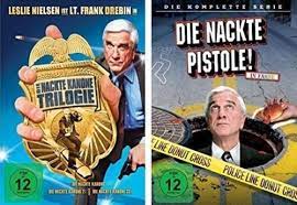 Leslie Nielsen Die Nackte Cannon Part 1 2 3+ Nackte Pistol Complete 4 DVD  Box 4260146774227 | eBay