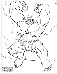 The hulk's original appearance saw him in his intended color of gray. Hulk Colouring Sheet For Kids Coloring Library