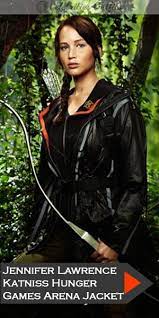 The Hunger Games Jennifer Lawrence Katniss Arena Jacket Stylish Leather Jacket Stylish Celebrities Celebrity Jackets