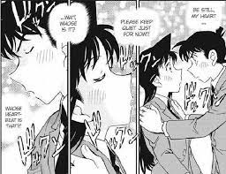 Sherlock manga ao no exorcist kudo shinichi kaito detective favorite character team building konan. Detective Conan File 1005 Ran Shinichi Kiss Manga Detective Conan Detective Conan Detective