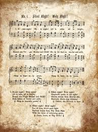 Grungy Aged Vintage Christmas Carol Music Instant Printable Download 2 Sheets Old Christmas And Silent Night In 2020 Christmas Sheet Music Vintage Christmas Grungy