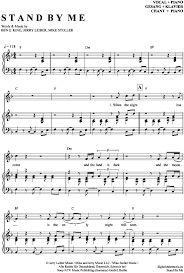 Große auswahl für gemischten chor: Stand By Me Klavier Gesang Ben E King King Ben E Oldies 1960 1979 Saxophon Noten Querflote Noten Klavier