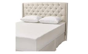 All available in black, brown, white or ivory. Home Living Beds Headboards Wingback Bed Extra Tall Silver King Queen Full Twin Upholstered Tufted Faux Leather Fabric Nail Head Trim Any Fabric Made To Order