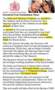 The statement followed two days of crisis talks among senior royals and palace aides over how best to handle the very public fallout from the interview. What Queen S Statement On Prince Harry And Meghan Markle Meant Express Digest