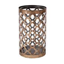Shop for candles and candle holders on wayfair.com! Hampton Bay 9 65 In Brown Metal And Glass Outdoor Patio Candle Holder Hd19028l The Home Depot