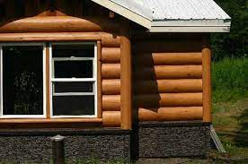 This nice seal is the best maintenance free form of protection we are restoring a 1932 cabin that has board walls sided, inside and out, with cedar log ends from the local mill. Log Siding Siding Springfield Missouri