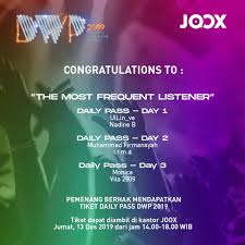 Check spelling or type a new query. Joox Indonesia Congratulation To The Winner Jooxdwp19 Facebook