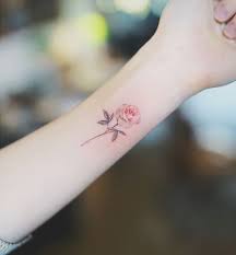 Perfect Pink Rose By Nando White Rose Tattoos Pink Rose Tattoos Rose Tattoos On Wrist
