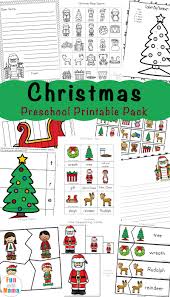 Preschool christmas cut & paste worksheets. Free Printable Christmas Worksheets Fun With Mama