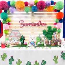 Party styling, rentals and handmade decorations/crafts: Festive Llama Birthday Party Birthday Party Ideas For Kids
