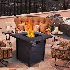 19.2 x 19.2 x 11.5 inches weight: Outdoor Portable Propane Gas Fire Pit 40 000 Btu Fire Pit Table With Lid And Lava Rock For Patio Backyard Tailgating And Garden 28 Square Propane Bonfire Fire Pit Can Be Used As