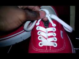 How to lace vans authentic. How To S Wiki 88 How To Lace Vans 4 Holes