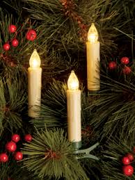 Clip On Christmas Tree Candles Set Of 10 Led Candle Lights