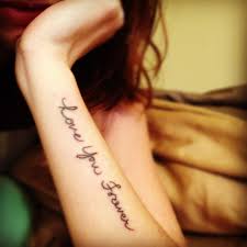 Love You Forever Tattoo Arm Tattoos Love Word Tattoos Tattoos