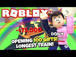 100 Gifts The Longest Legendary Train In Adopt Me New Adopt Me Random Update Roblox Youtube Roblox Adoption Train