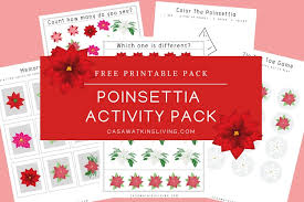 Alibaba.com offers 943 poinsettias colors products. Poinsettia Christmas Printable Activity Pack Casa Watkins Living