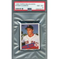 The hobby has never been more popular, while sets were expanding into crazy territory. Psa 8 Nm Mint Graded Roger Clemens 1984 Rookie 1990 Topps Double Header V Tphlc