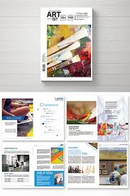 Art And Training School Album Design Psd Free Download Pikbest Book Design Album Design Brochure Design
