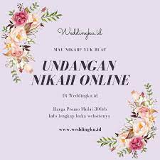 Buat pernikahan kamu lebih lengkap dengan undangan online. Lokerjakarta Id Mau Buat Undangan Nikah Online Facebook