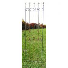 Rankgitter Metall 212 Cm Hoch 5 Lilienspitzen Mit Herzen