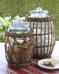 Willow Wrapped Canisters Great For Storage Mit Bildern Weiden Flechten Weidenkorb Flechten Korbflechterei